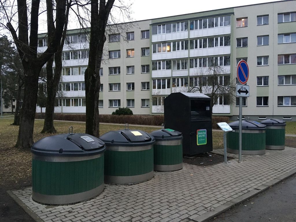 Recycling Collection Days Change to Balance the Rounds recycling bins lined along a residential street